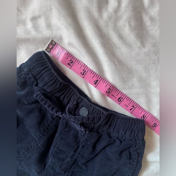 Zara toddler corduroy pants with drawstrings and elastic navy blue 18-24 months - Picture 7 of 7